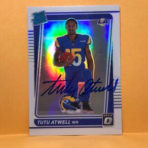 2021 Donruss Optic Tutu Atwell Image Variation Rated Rookie #220 SIGN AUTOGRAPH